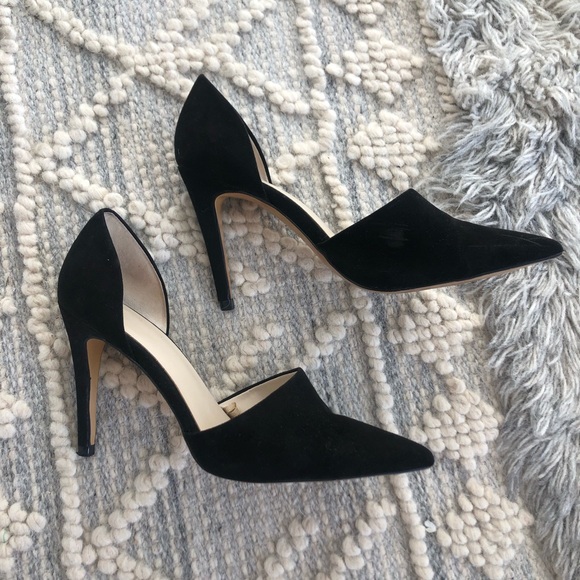 Zara velvety heels Zara size 37 - lightly worn - Picture 1 of 6